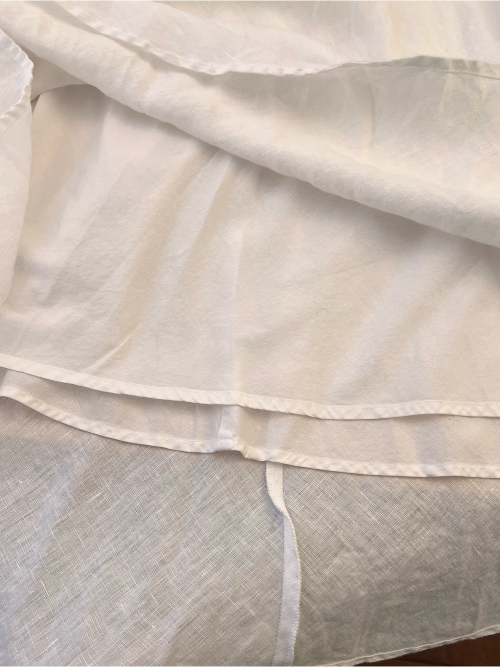 INC International Concepts 100% Linen High-Low Flowing Skirt - Picture 7 of 7